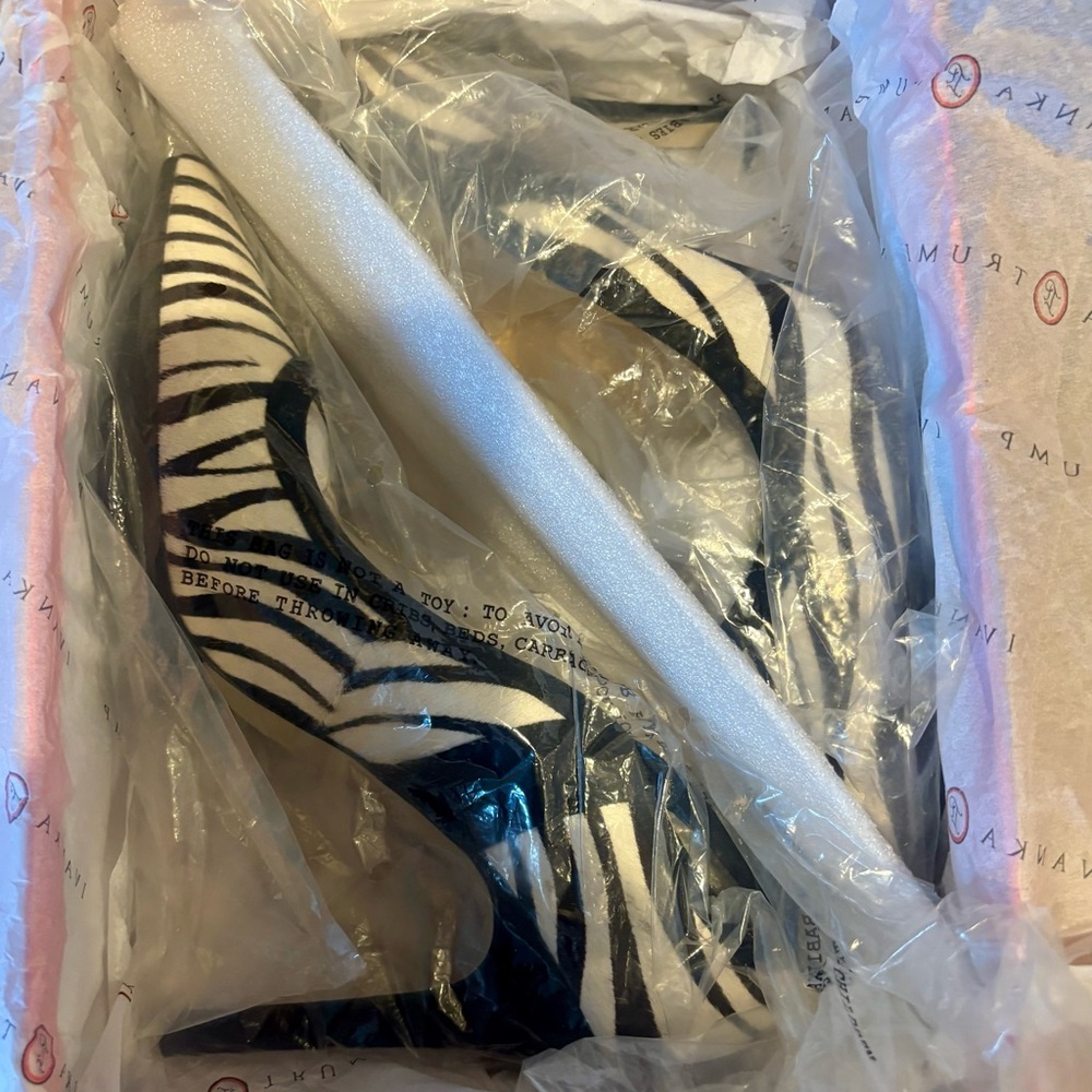 Zebra Pony Hair Pointy Toe Women's Pump/Heels